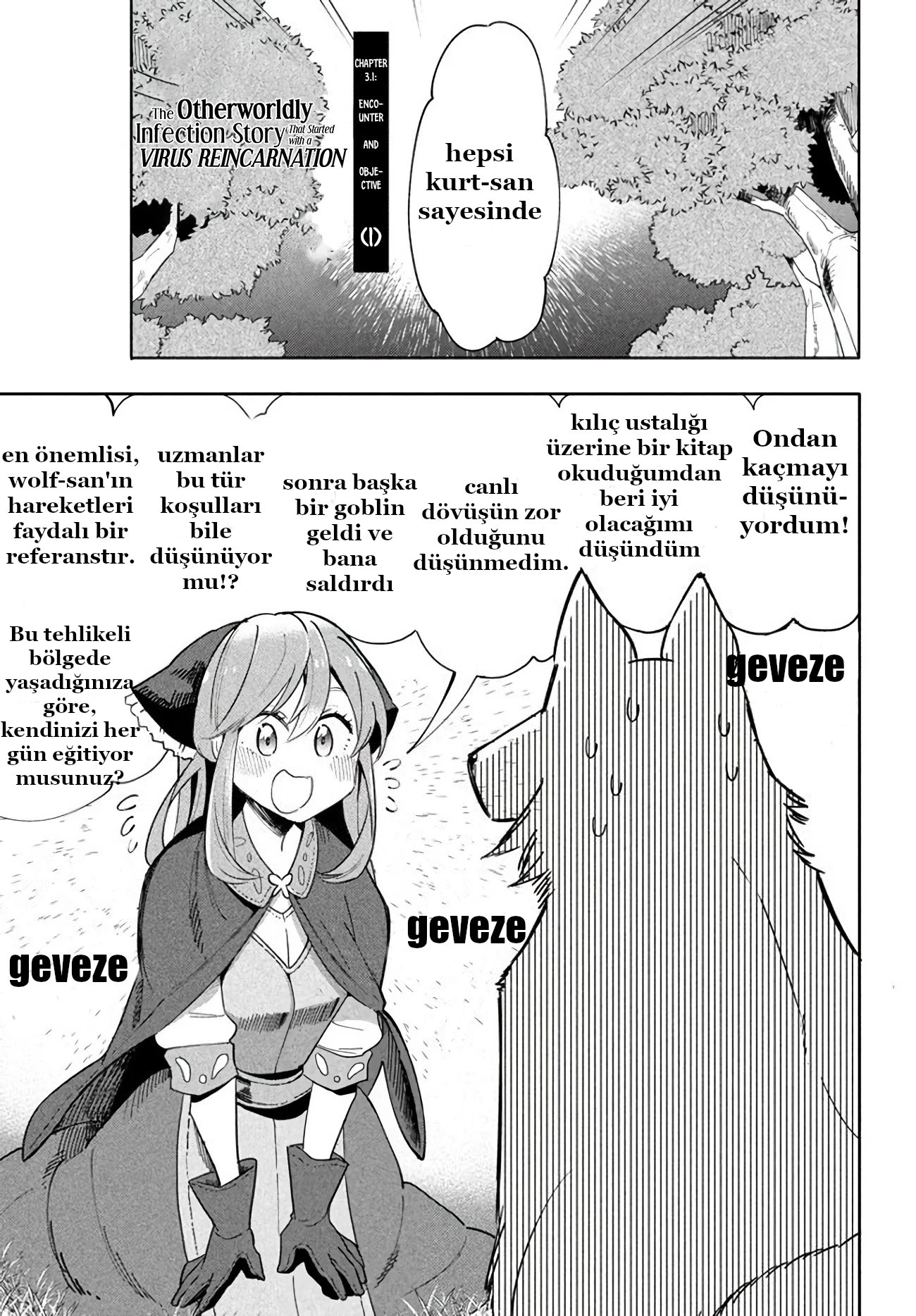 Manga Oku - VIRÜS TENSEI KARA ISEKAI KANSEN MONOGATARI (2021) Bölüm 3.1