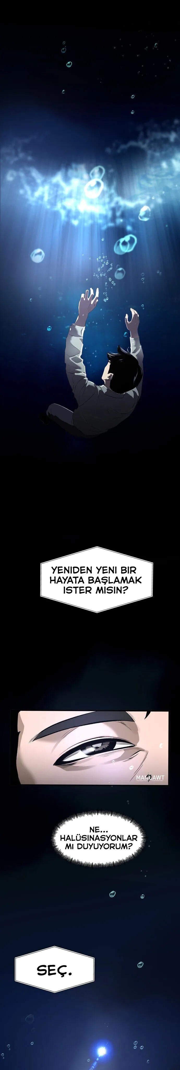 Manga Oku - Bir Balık Olarak Hayatta Kalmak Bölüm 1