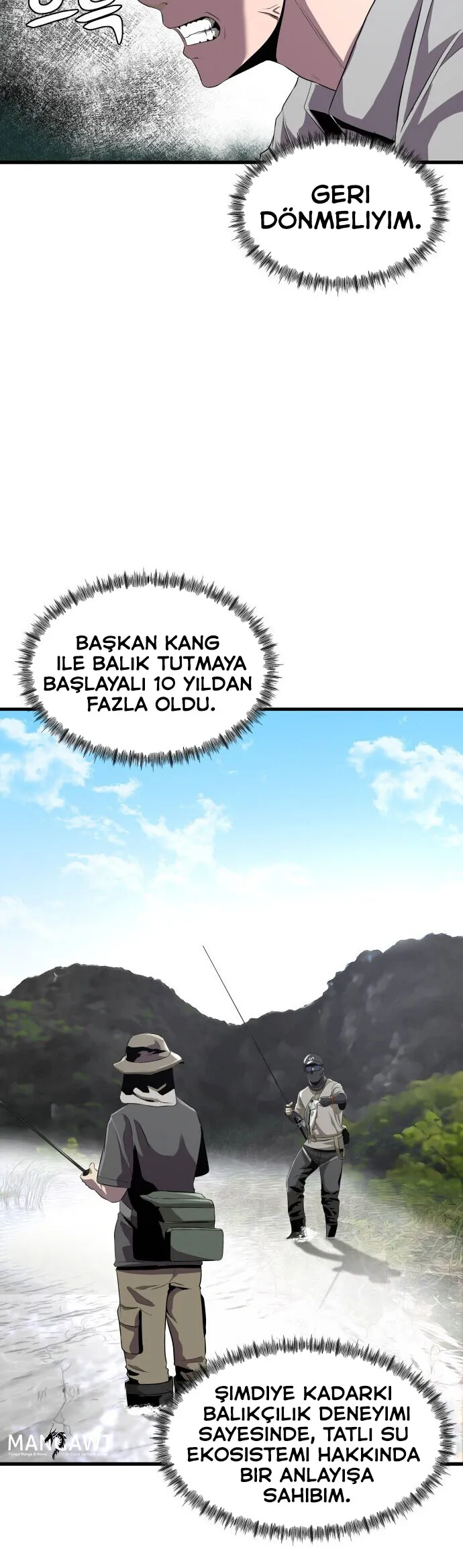 Manga Oku - Bir Balık Olarak Hayatta Kalmak Bölüm 2