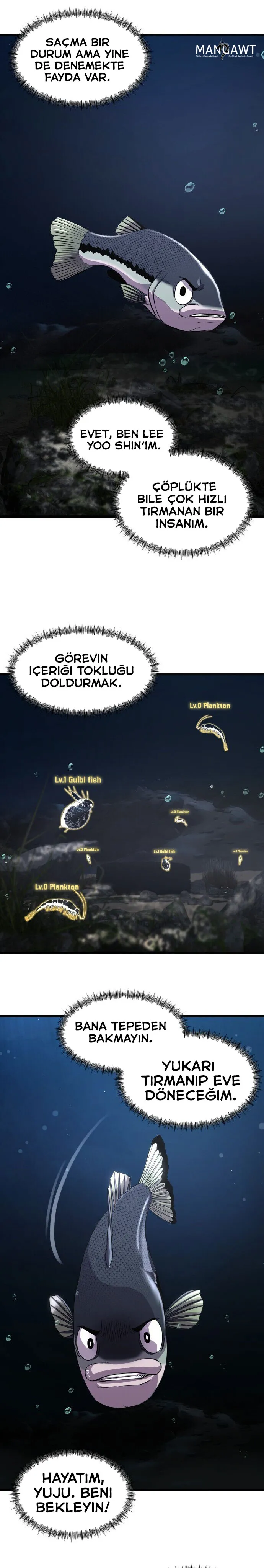 Manga Oku - Bir Balık Olarak Hayatta Kalmak Bölüm 2
