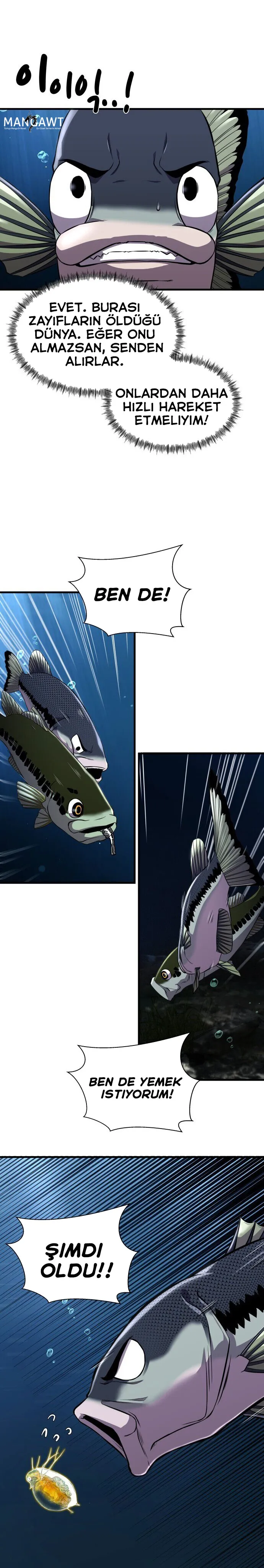 Manga Oku - Bir Balık Olarak Hayatta Kalmak Bölüm 2