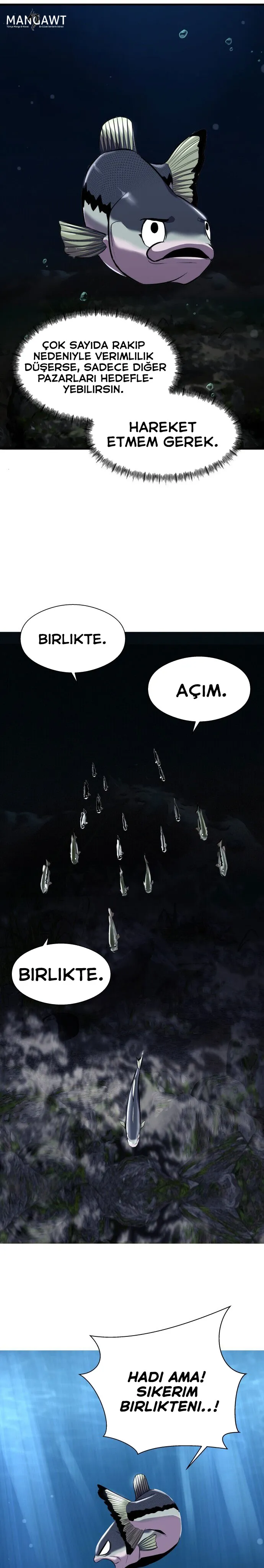 Manga Oku - Bir Balık Olarak Hayatta Kalmak Bölüm 2