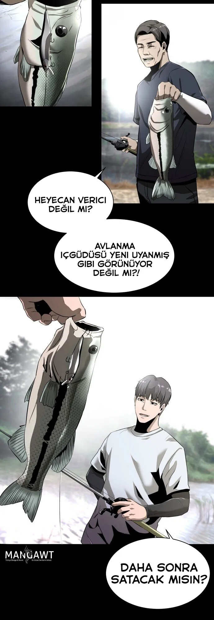 Manga Oku - Bir Balık Olarak Hayatta Kalmak Bölüm 2
