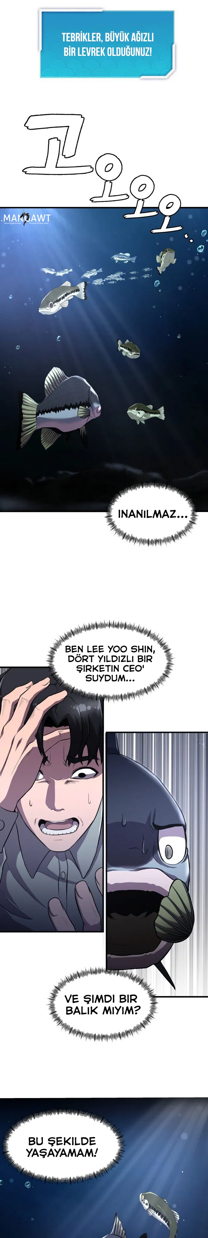 Manga Oku - Bir Balık Olarak Hayatta Kalmak Bölüm 2