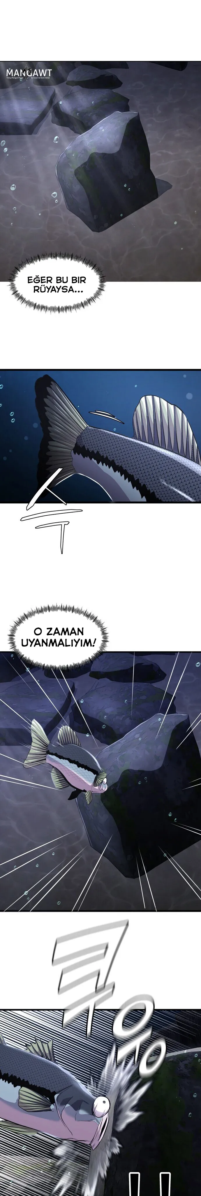 Manga Oku - Bir Balık Olarak Hayatta Kalmak Bölüm 2