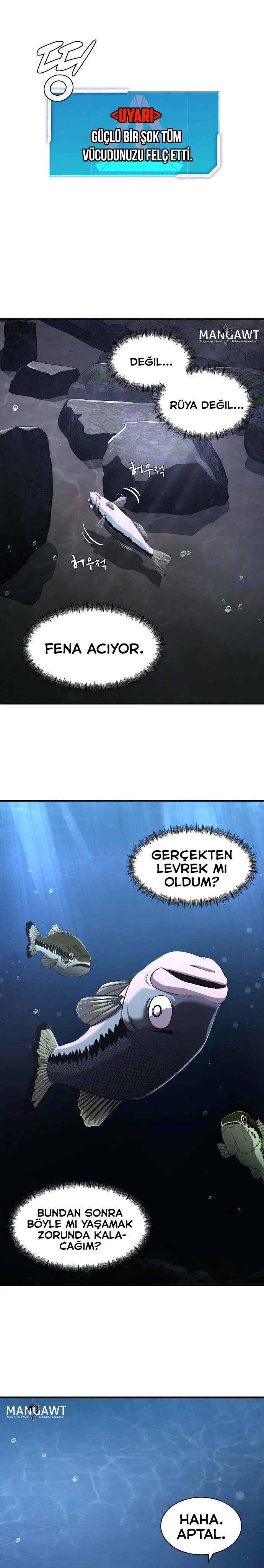 Manga Oku - Bir Balık Olarak Hayatta Kalmak Bölüm 2
