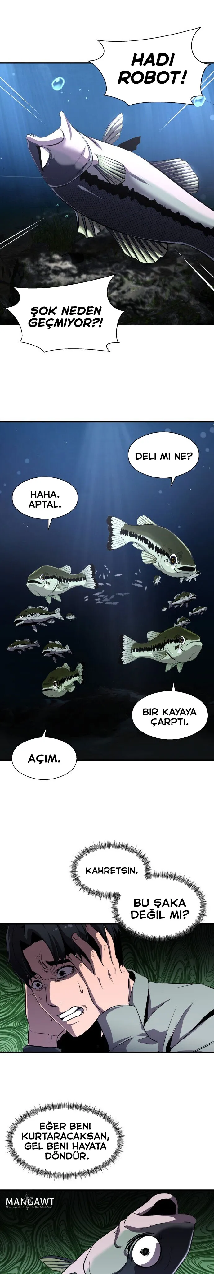 Manga Oku - Bir Balık Olarak Hayatta Kalmak Bölüm 2