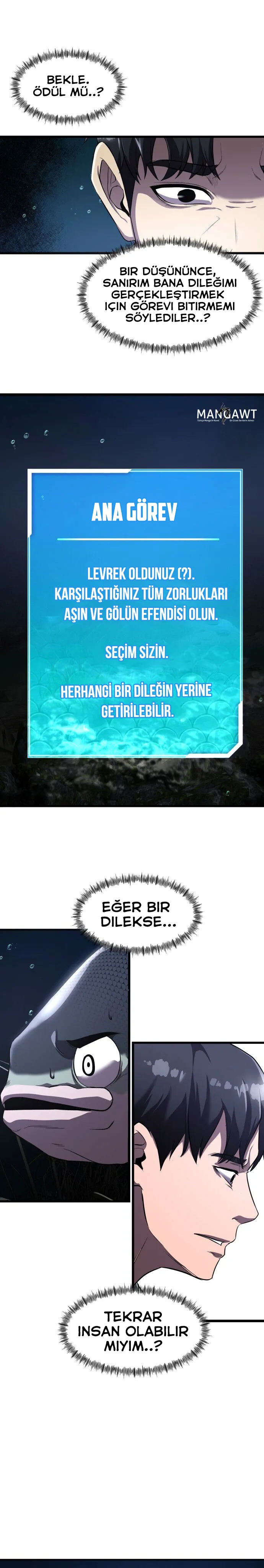 Manga Oku - Bir Balık Olarak Hayatta Kalmak Bölüm 2